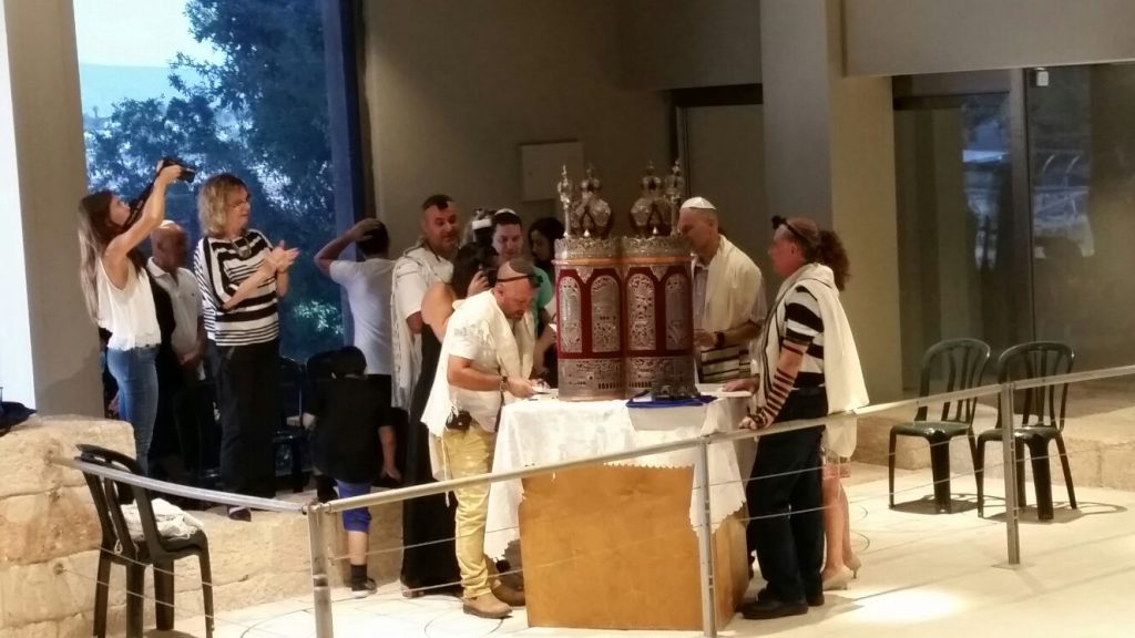 טקס בר מצווה בגן לאומי ציפורי - צילום מיטל אהרון