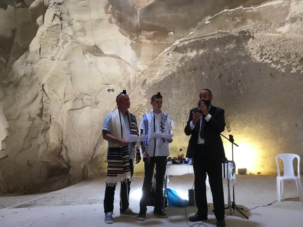 טקס בגן לאומי בית גוברין