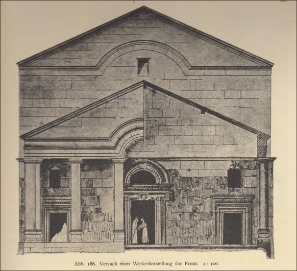 איור 3 הצעת השחזור של קוהל וווצינגר - 1916.png