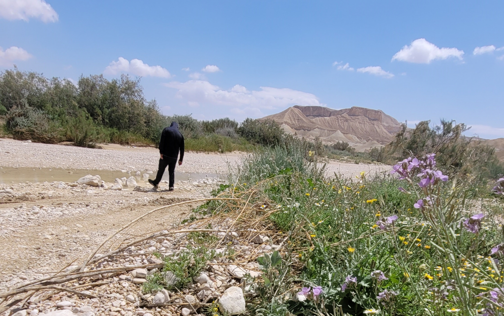 שביל לנסיעה של ג'יפים בבקעת צין