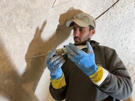 הזרקת חומר מליטה נוזלי לתוך הסדקים בסלע הזרקת חומר מליטה נוזלי לתוך הסדקים בסלע